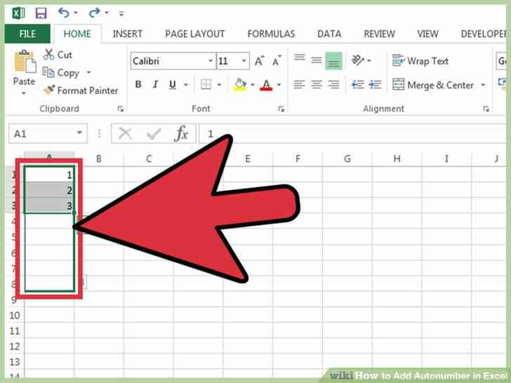 Image intitulée Ajouter numérotation automatique dans Excel Étape 13